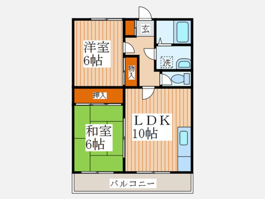 間取図 サンシャインヴィラⅡ