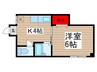吉田ハイツ 1Kの間取り