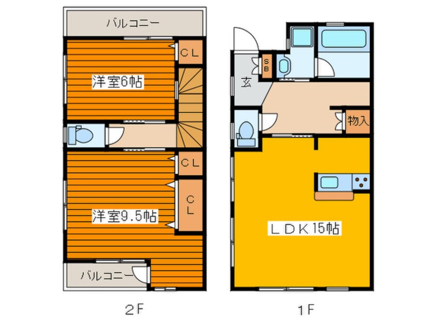 間取図 王子4丁目戸建