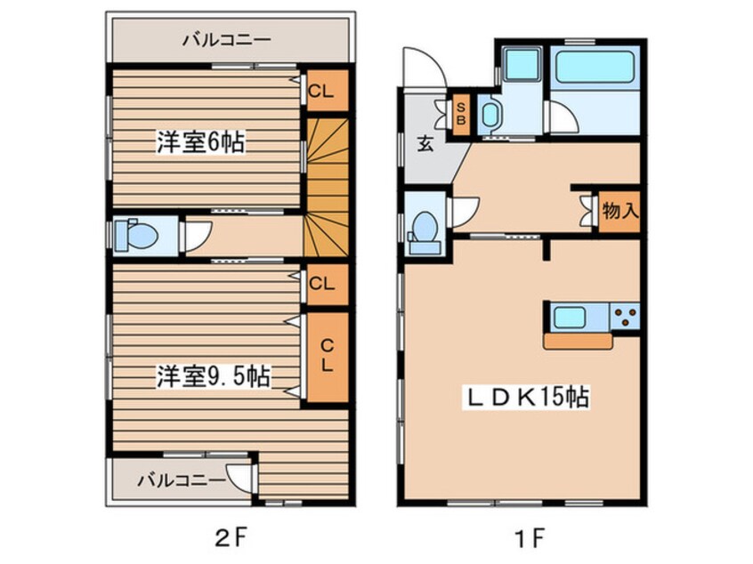 間取図 王子4丁目戸建