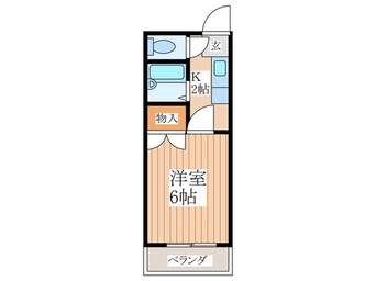 間取図 金子コ－ポ 50号