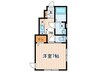Ｕ様邸 1Kの間取り