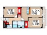 プロスペールＥ・ＮＯ．１１ 2LDKの間取り