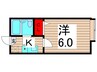 シャンブル綾瀬Ｅ 1Kの間取り