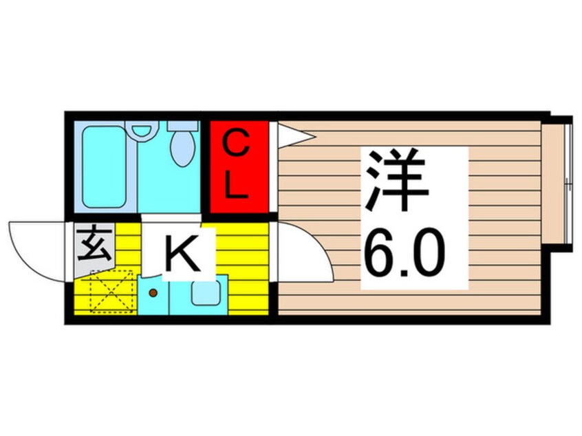 間取図 シャンブル綾瀬Ｅ