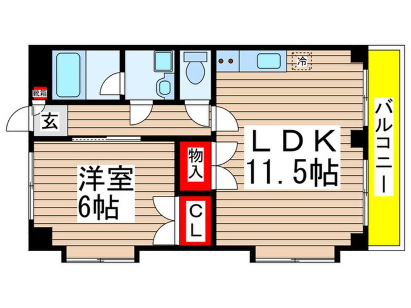 間取図 プリマベーラ船橋