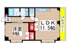 プリマベーラ船橋 1LDKの間取り