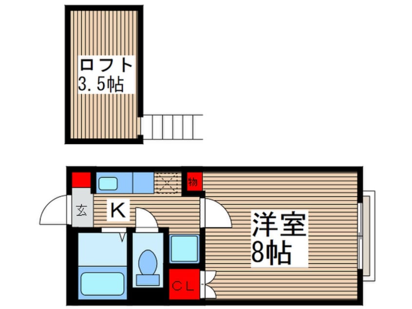 間取図 リリーテラスB
