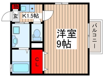 間取図 グリーンヒル藤崎Ⅱ