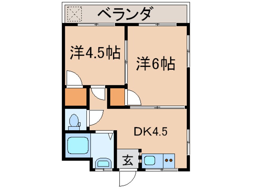 間取図 第一長門ビル