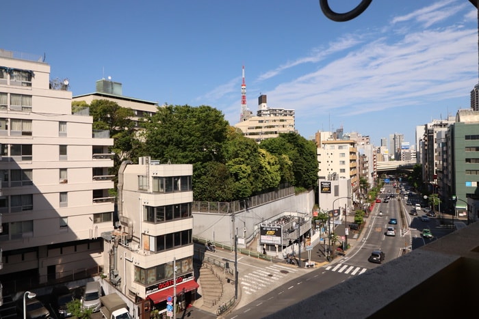室内からの展望 第一長門ビル