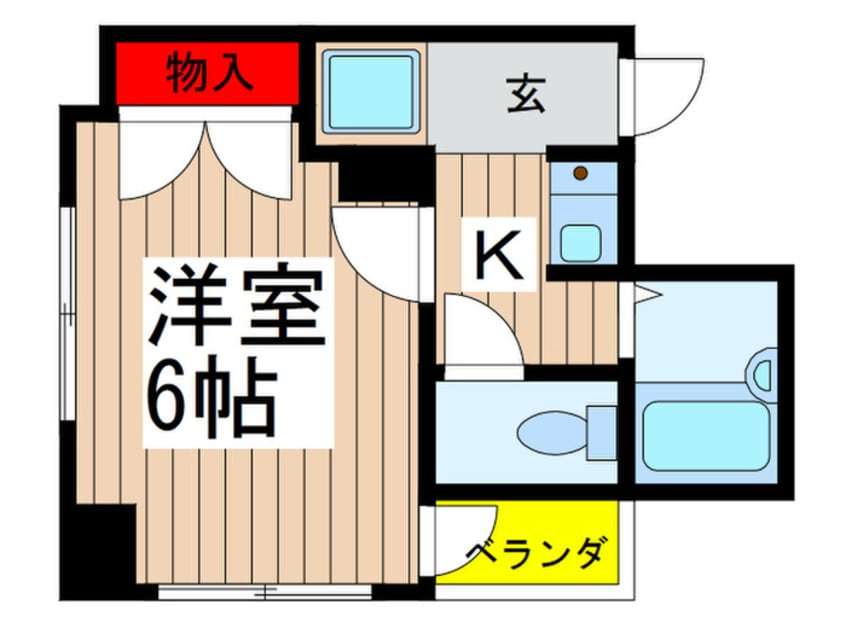 間取図 スクエア本八幡