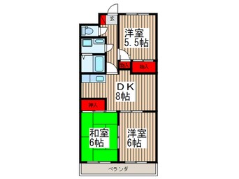 間取図 チュリス蓮田