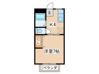 間取図 ハイムパーシモン