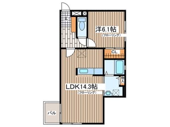 間取図 ブリリアントコ－ト