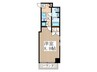 ZELKOVA RESIDENCE 1Kの間取り