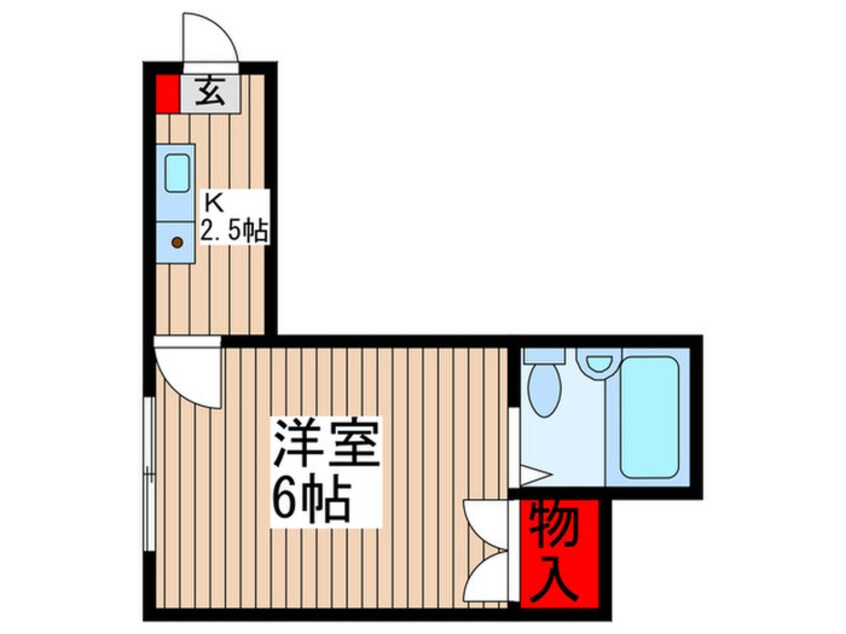 間取図 ロワ－ル　ウエスト２