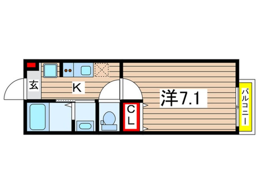 間取図 パステールグラン土気