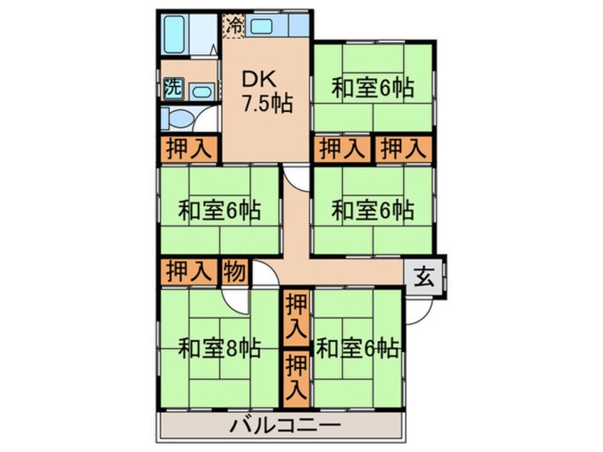 間取図 サンパレス