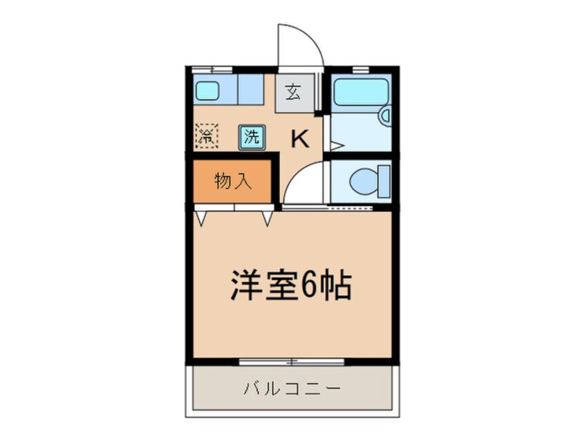 間取図 ハイツシマ