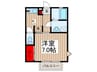 サニ－ム－ン 1Kの間取り