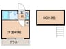 ウィンズ笹塚 1Kの間取り