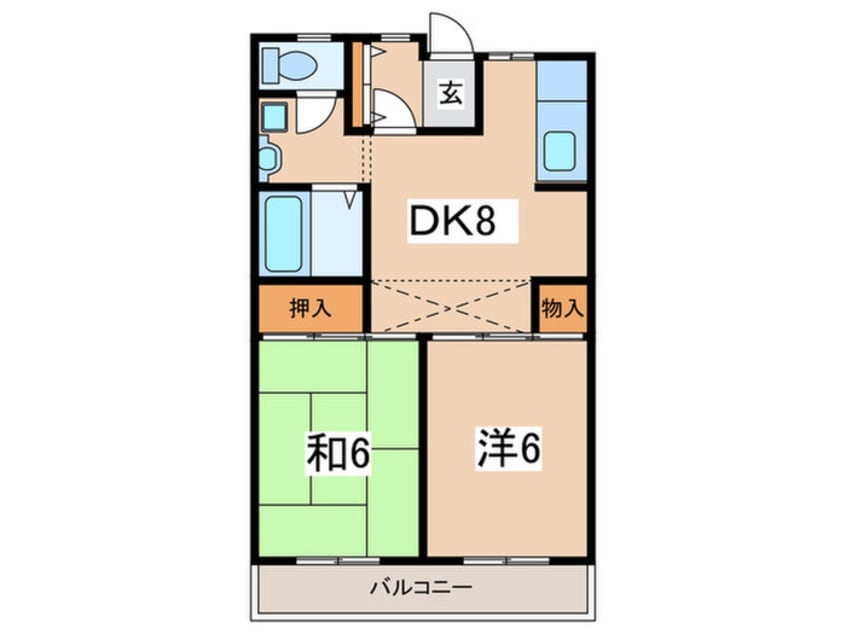 間取図 プランド－ルＳ