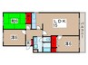 西千葉グリーンハイツ3号棟(301) 3LDKの間取り