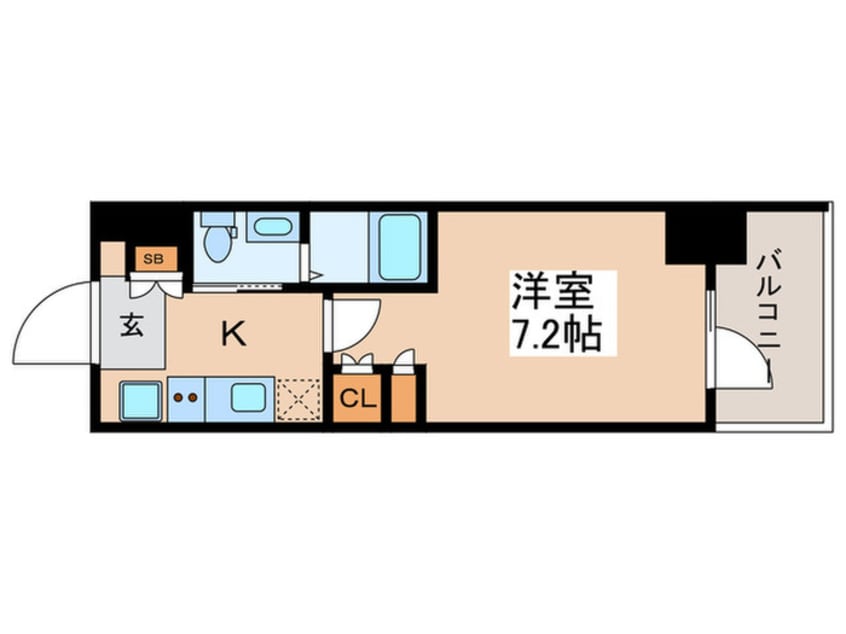 間取図 Ｌａ　Ｄｏｕｃｅｕｒお花茶屋Ⅰ