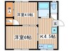 サンクレスタ山の根 2Kの間取り