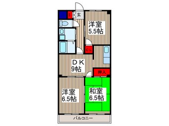 間取図 タイワ－ド朝志