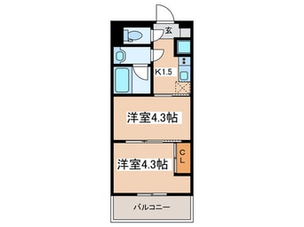間取図 ガーラ・アヴェニュー調布(209)