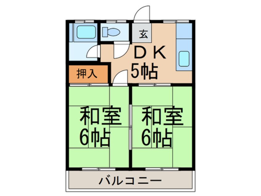 間取図 三光台コープ