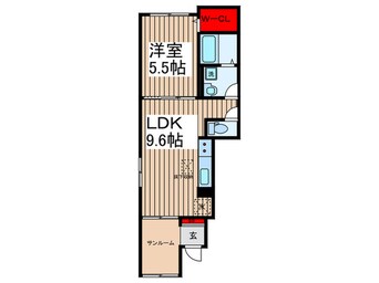 間取図 サンクレストⅡ