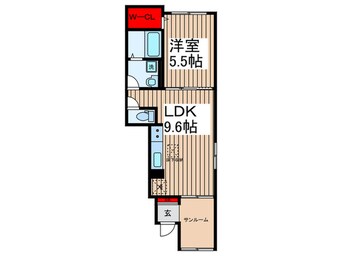 間取図 サンクレストⅡ