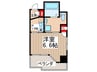スタジオスクエア住吉 1Kの間取り