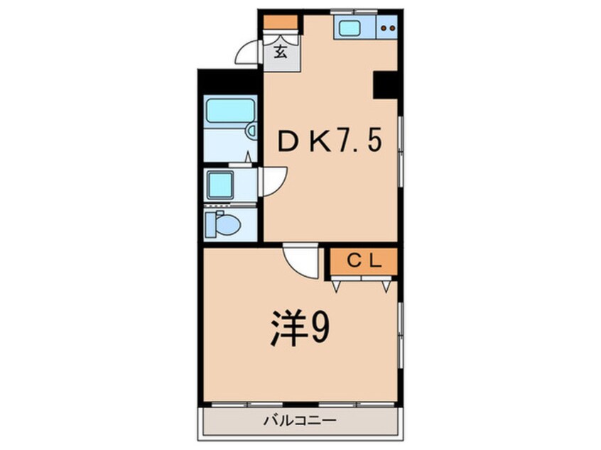 間取図 渓谷マンション