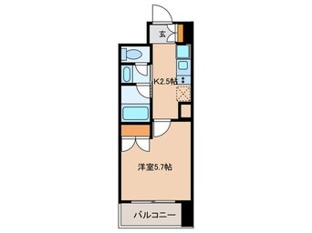 間取図 ヴァンテ・アン神楽坂