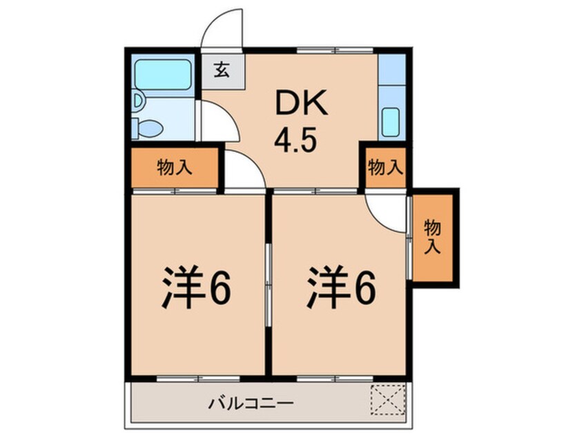 間取図 進藤コーポ