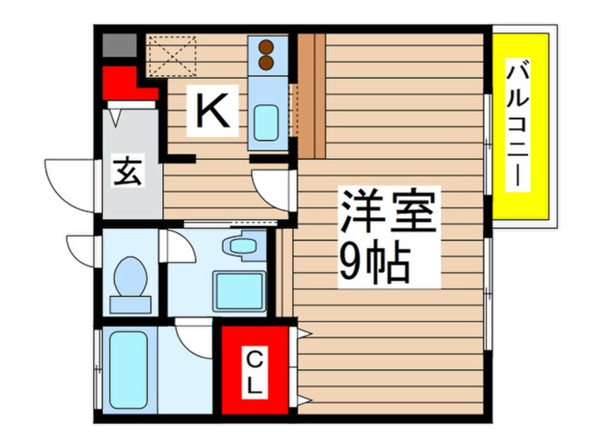 間取図 フェリ－チェ検見川