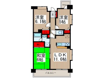 間取図 グランビューヒルズ