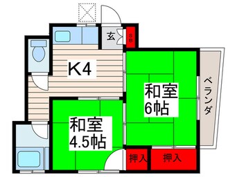 間取図 心栄ハイツ