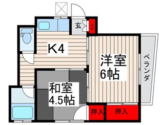 間取図 心栄ハイツ