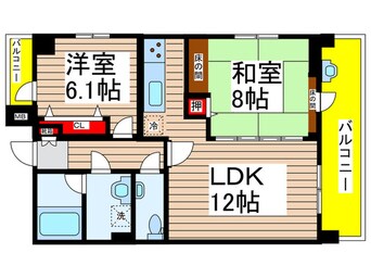間取図 エターナル大野