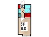幸ハイツ 1Kの間取り