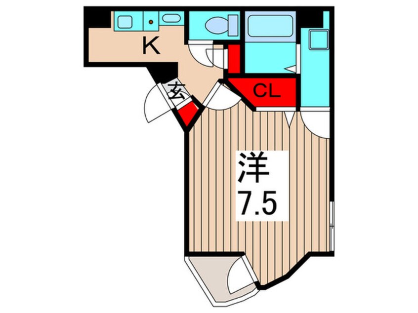 間取図 マンション小田中