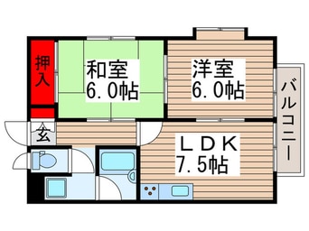 間取図 ガ－デンハイツ鎌ヶ谷