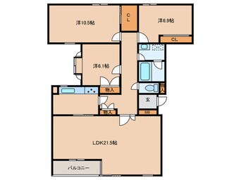 間取図 ヒルクレスト上原