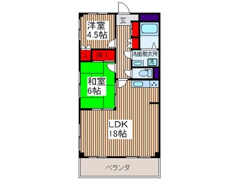 間取図 ラ・アミスタ武蔵浦和