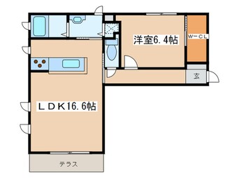 間取図 ハイツプラムウッズⅡ